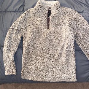 True Grit Frosty Tipped Pullover - Light Brown